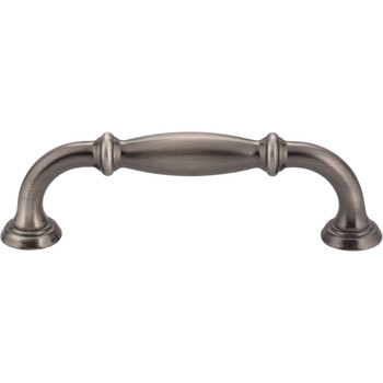 Jeffrey Alexander, Tiffany, 3 3/4" (96mm) Straight Pull, Brushed Pewter - alternate view