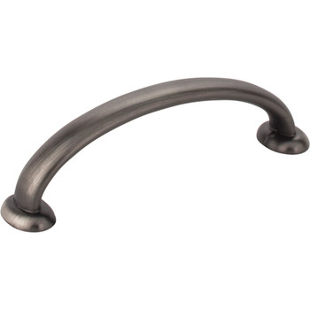 Jeffrey Alexander, Hudson, 3 3/4" (96mm) Curved Pull, Brushed Pewter