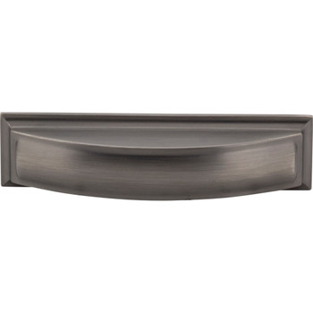 Jeffrey Alexander, Annadale, 3 3/4" (96mm) Cup Pull, Brushed Pewter - alternate view 1