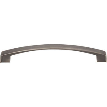 Jeffrey Alexander, Merrick, 6 5/16" (160mm) Curved Pull, Brushed Pewter - alternate view