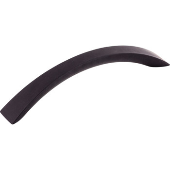 Top Knobs, Nouveau, Crescent Flair, 5 1/16" (128mm) Curved Pull, Flat Black - alt view