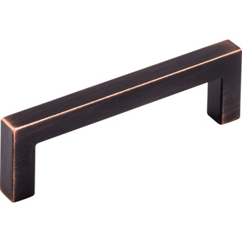 Top Knobs, Nouveau, 3 3/4" (96mm) Square Bar Pull, Tuscan Bronze - alt view