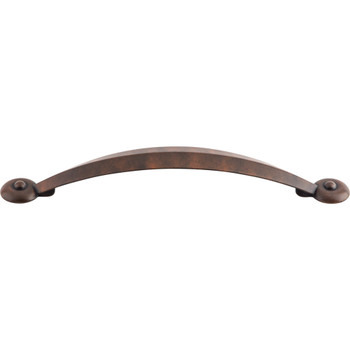 Top Knobs, Dakota, Angle, 5 1/16" (128mm) Curved Pull, Patina Rouge