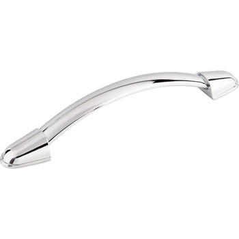 Top Knobs, Dakota, Buckle, 5 1/16" (128mm) Curved Pull, Polished Chrome - alt view