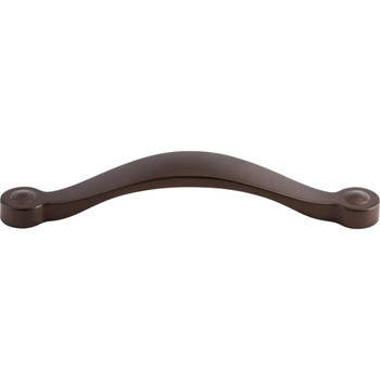 Top Knobs, Dakota, Saddle, 5 1/16" (128mm) Curved Pull, Oil Rubbed Bronze
