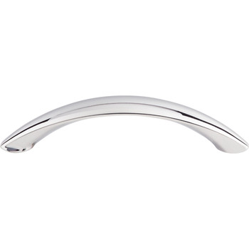 Top Knobs, Dakota, Arc, 4" Curved Pull, Polished Chrome