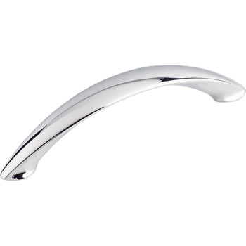 Top Knobs, Dakota, Arc, 4" Curved Pull, Polished Chrome - alt view