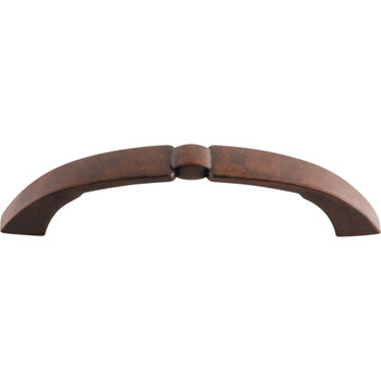 Top Knobs, Dakota, Lida 3 3/4" (96mm) Curved Pull, Patina Rouge