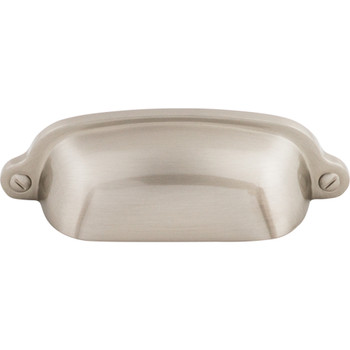 Top Knobs, Asbury, Charlotte, 2 9/16" Cup Pull, Brushed Satin Nickel