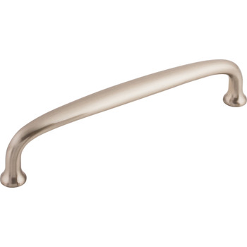 Top Knobs, Asbury, Charlotte, 6" Straight Pull, Brushed Satin Nickel - alt view