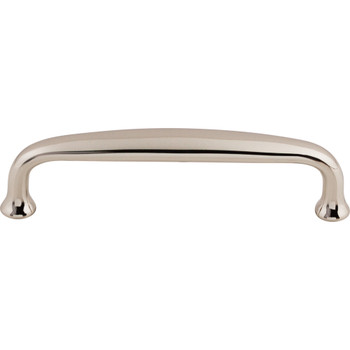 Top Knobs, Asbury, Charlotte, 4" Straight Pull, Polished Nickel