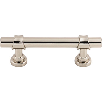 Top Knobs, Asbury, Bit, 3" Bar Pull, Polished Nickel