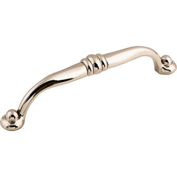 Top Knobs, Voss, 5 1/16" (128mm) Curved Pull, Polished Nickel - alt view