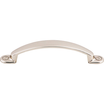 Top Knobs, Asbury, Arendal, 3 3/4" (96mm) Curved Pull, Polished Nickel