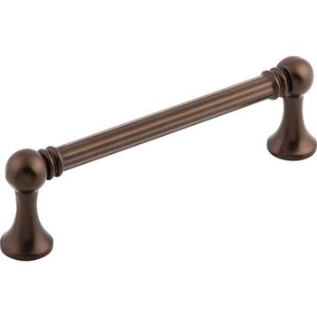 Top Knobs, Edwardian, Grace, 3 3/4" (96mm) Straight Pull, Oil Rubbed Bronze - alt view