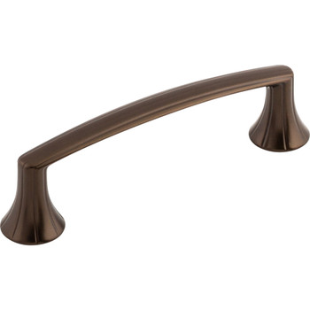 Top Knobs, Edwardian, Rue, 3 3/4" (96mm) Straight Pull, Oil Rubbed Bronze - alt view