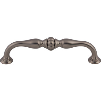 Top Knobs, Devon, Allington, 5 1/16" (128mm) Straight Pull, Ash Gray