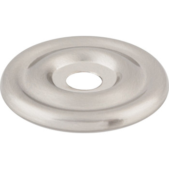 Top Knobs, Devon, Brixton, 1 3/8" Backplate, Brushed Satin Nickel