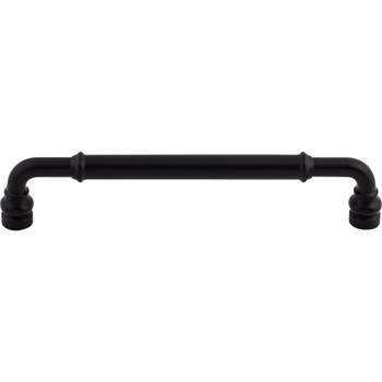 Top Knobs, Devon, Brixton, 6 5/16" (160mm) Straight Pull, Flat Black