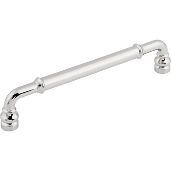 Top Knobs, Devon, Brixton, 6 5/16" (160mm) Straight Pull, Polished Chrome - alt view