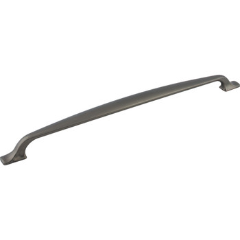 Top Knobs, Devon, Torbay, 12" (305mm) Straight Pull, Ash Gray - alt view