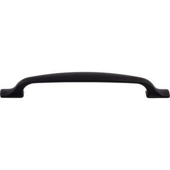 Top Knobs, Devon, Torbay, 6 5/16" (160mm) Straight Pull, Flat Black