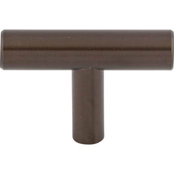 Top Knobs, Bar Pulls, Hopewell, 2" T-Knob, Oil Rubbed Bronze