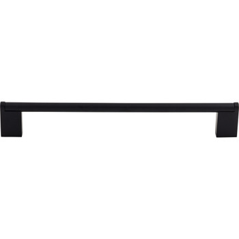 Top Knobs, Bar Pulls, Princetonian, 8 13/16" (224mm) Straight Pull, Flat Black