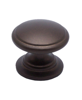 Berenson, Adagio, 1 3/16" Round Knob with Large Base, Oil Rubbed Bronze