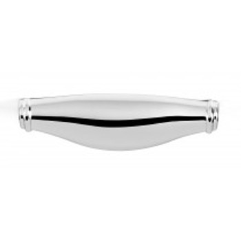 Alno, Charlie's Collection, 4" Cup Pull, Polished Chrome