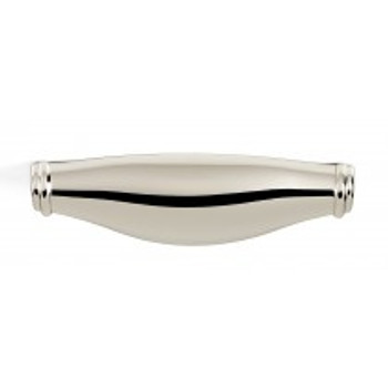 Alno, Charlie's Collection, 4" Cup Pull, Polished Nickel