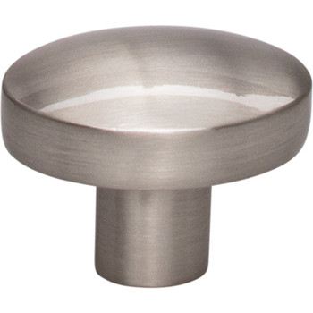 Top Knobs, Lynwood, Hillmont, 1 3/8" Round Knob, Brushed Satin Nickel