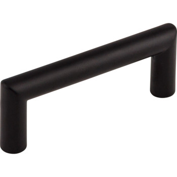 Top Knobs, Lynwood, Kinney, 3" Square Ended Pull, Flat Black - Alt View