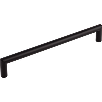 Top Knobs, Lynwood, Kinney, 7 9/16" (192mm) Square Ended Pull, Flat Black - Alt View