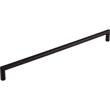 Top Knobs, Lynwood, Kinney, 12" (305mm) Square Ended Pull, Flat Black - Alt View