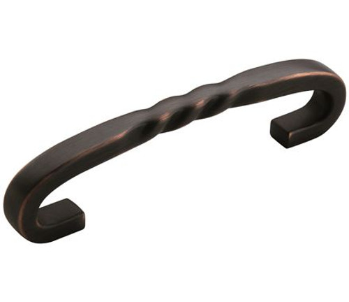 Amerock, Everyday Basics, Inspirations, 3 3/4" (96mm) Curved End Pull, Oil Rubbed Bronze