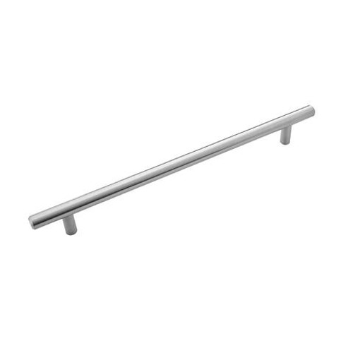 Belwith Hickory, Bar Pulls, 8 13/16" (224mm) Bar Pull, Stainless Steel
