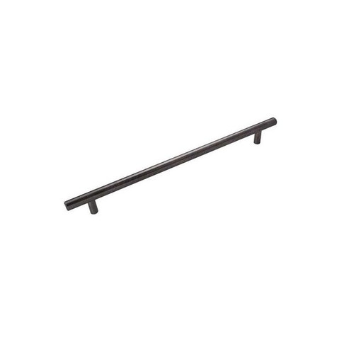 Belwith Hickory, Bar Pulls, 10 1/16" (256mm) Bar Pull, Brushed Black Nickel
