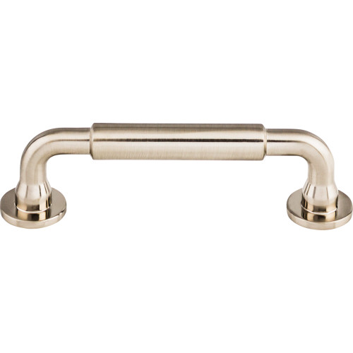 Top Knobs, Serene, Lily, 3 3/4" (96mm) Straight Pull, Brushed Satin Nickel