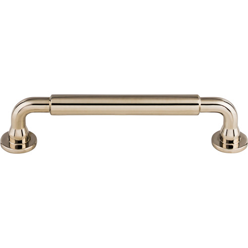 Top Knobs, Serene, Lily, 5 1/16" (128mm) Straight Pull, Polished Nickel