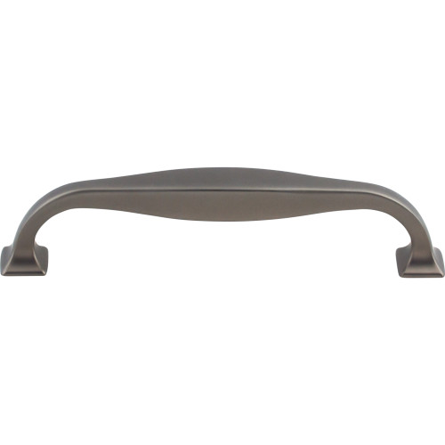 Top Knobs, Transcend, Contour, 5 1/16" (128mm) Straight Pull, Ash Gray