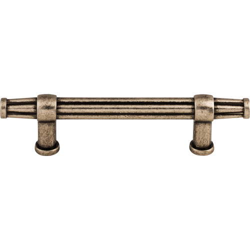 Top Knobs, Passport, Luxor, 3 3/4" (96mm) Bar Pull, Pewter Antique