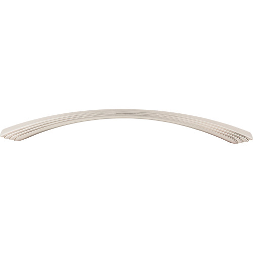 Top Knobs, Passport, Sydney, 9" Flair Curved Pull, Brushed Satin Nickel