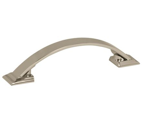 Amerock, Candler, 3" Curved Pull, Polished Nickel