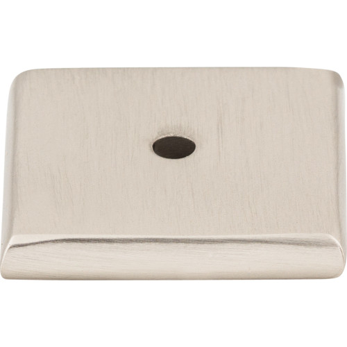 Top Knobs, Aspen II, 1 1/4" Square Backplate, Brushed Satin Nickel