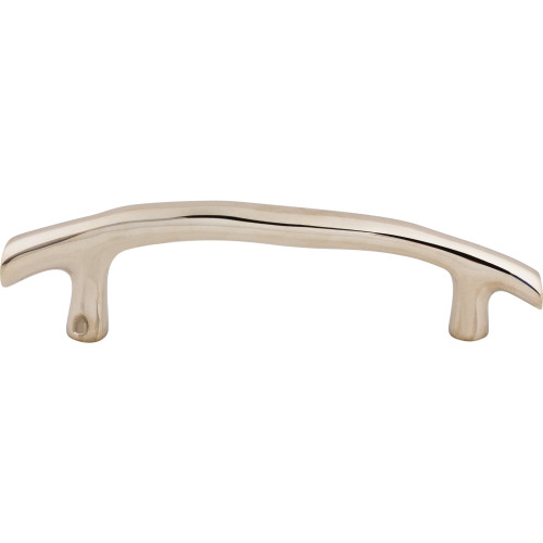 Top Knobs, Aspen II, 5" Twig Curved Pull, Polished Nickel