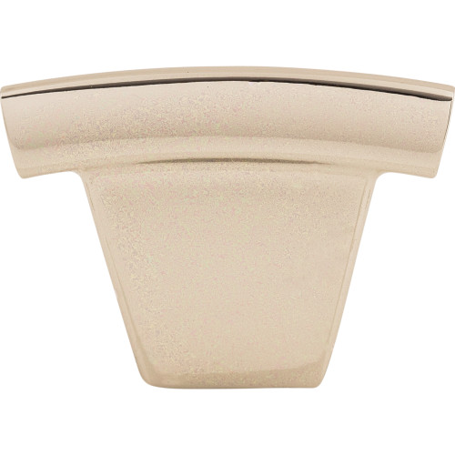 Top Knobs, Sanctuary, Arched, 1 1/2" Rectangle Knob, Polished Nickel