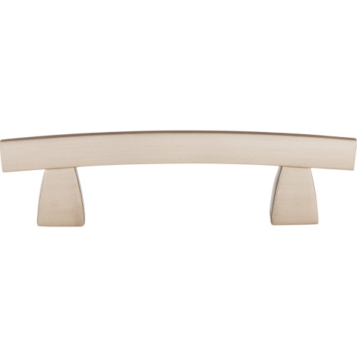 Top Knobs, Sanctuary, Arched, 3" Curved Pull, Brushed Satin Nickel