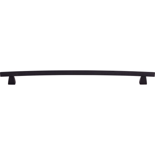 Top Knobs, Sanctuary, Arched, 12" (305mm) Curved Pull, Flat Black