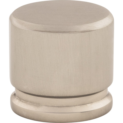 Top Knobs, Sanctuary, Oval, 1 1/8" Oval Knob, Brushed Satin Nickel